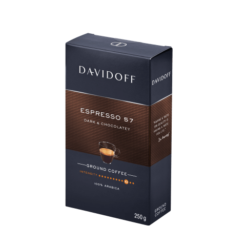 Coffee Espresso 57 Roasted ground DAVIDOFF